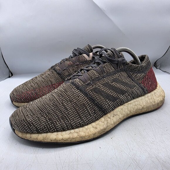 Adidas PureBoost Go Mens Size 9.5 Carbon Black Athletic Shoes Running Walking AH - Picture 3 of 16